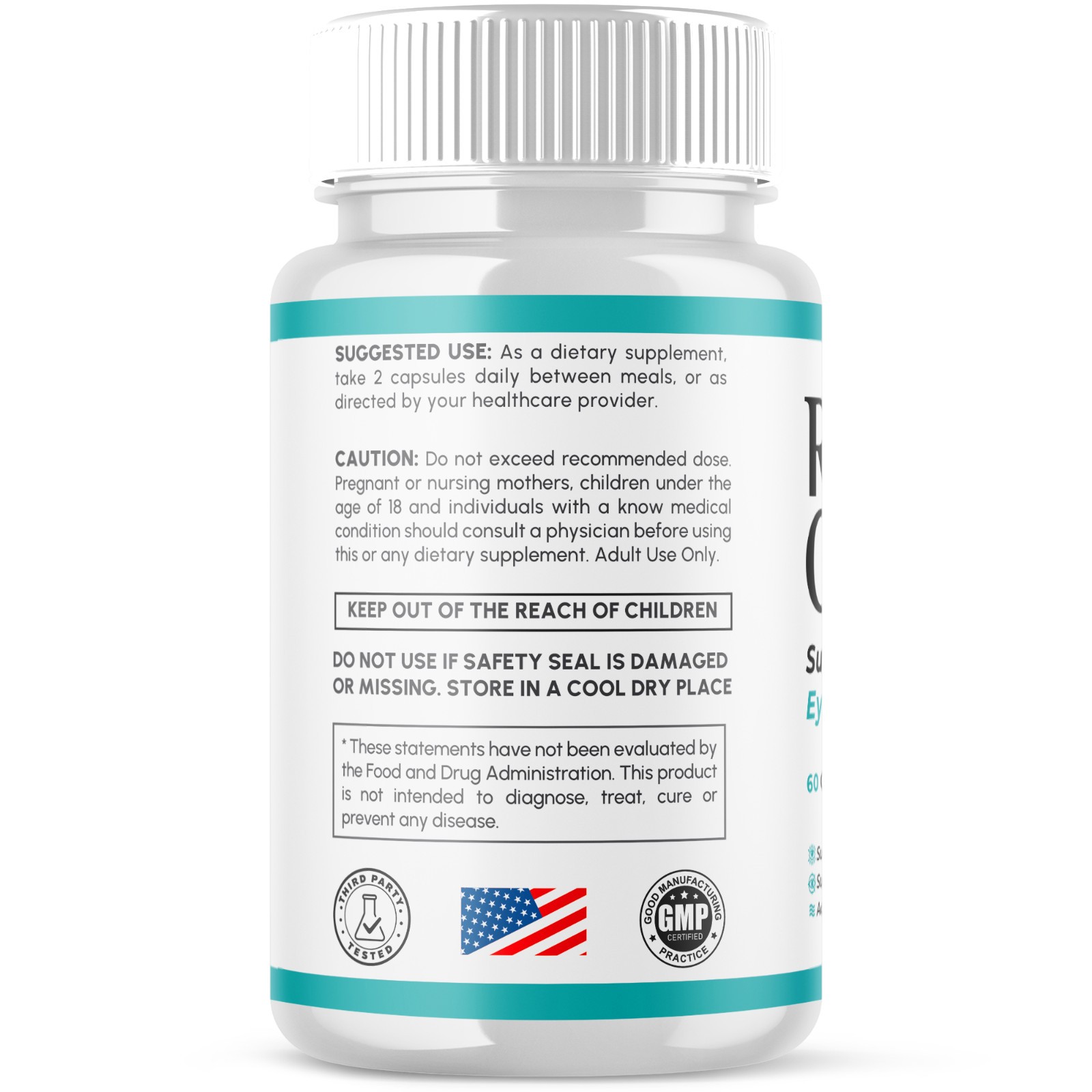 Pack) (1/2 Retina Clear Capsules, RetinaClear Eye Health Support (120 Capsules)