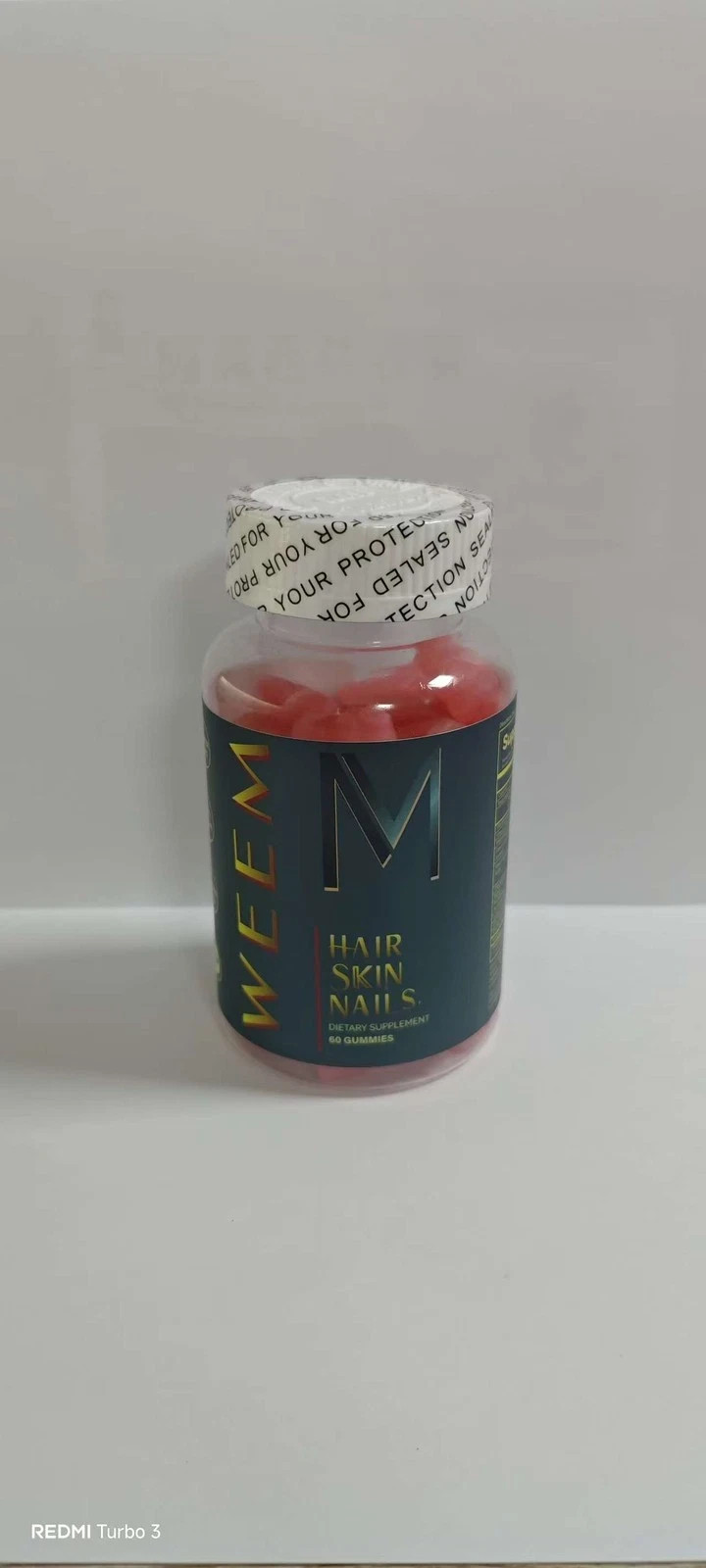3 Packs WEEM Hair Skin and Nails Gummies, Vegan biotin Vitamins, Healthy Hair