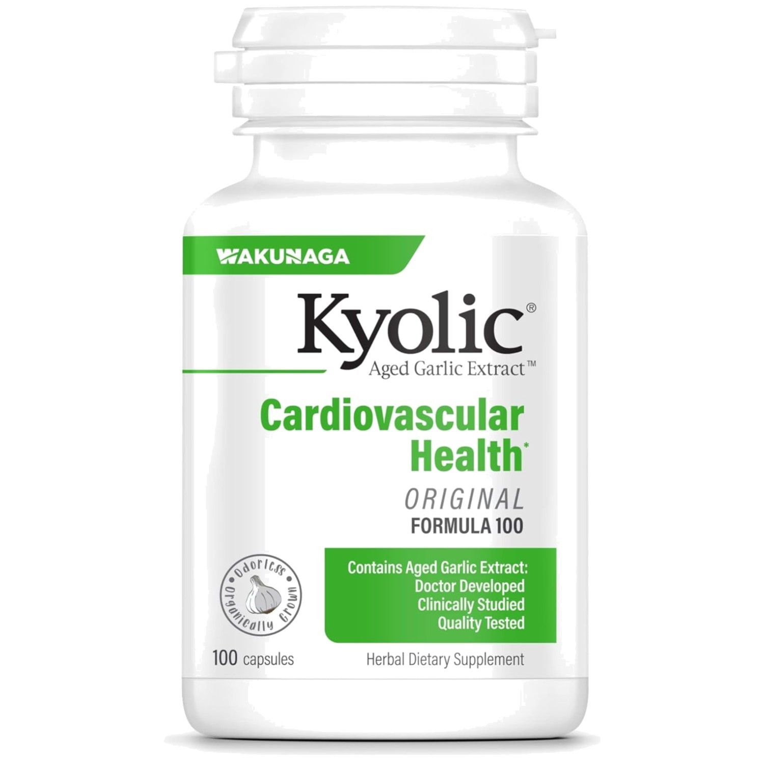 Kyolic Aged Garlic for Cardiovascular Support – 100 Capsules