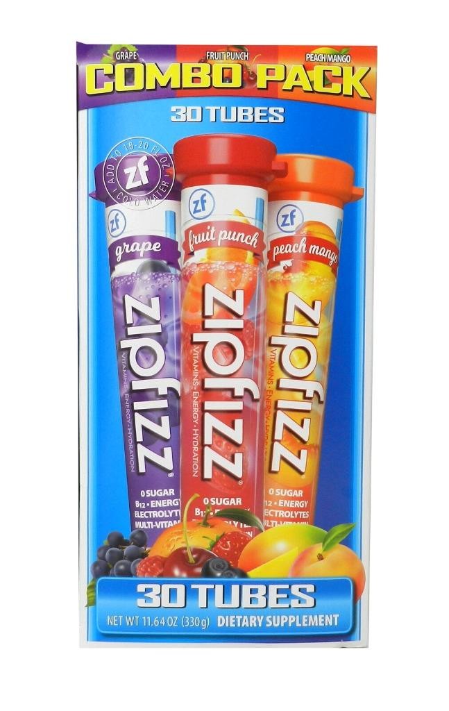 NWD Zipfizz Multi-Vitamin Energy Hydration Drink Mix, Variety Pack, 29 Tubes