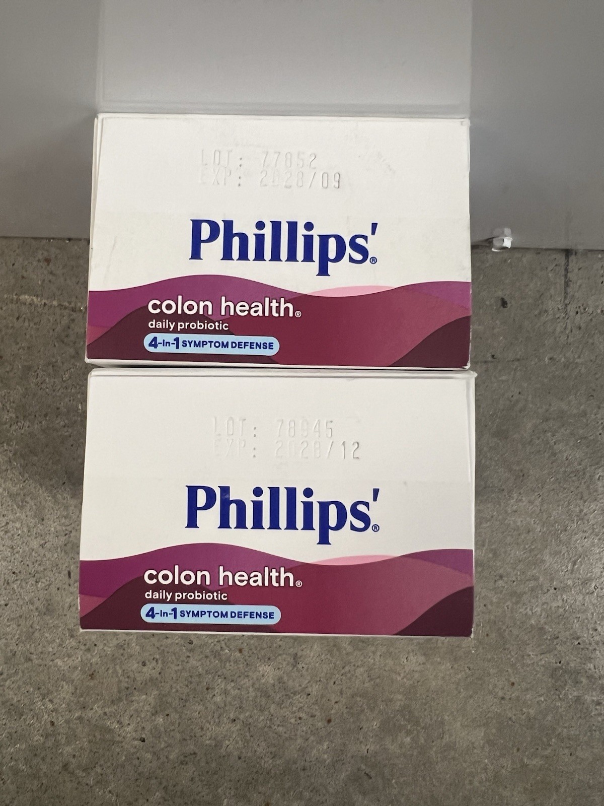 X 2 – Phillips Colon Health Daily Probiotic Dietary Supplement 30ct Exp 2028