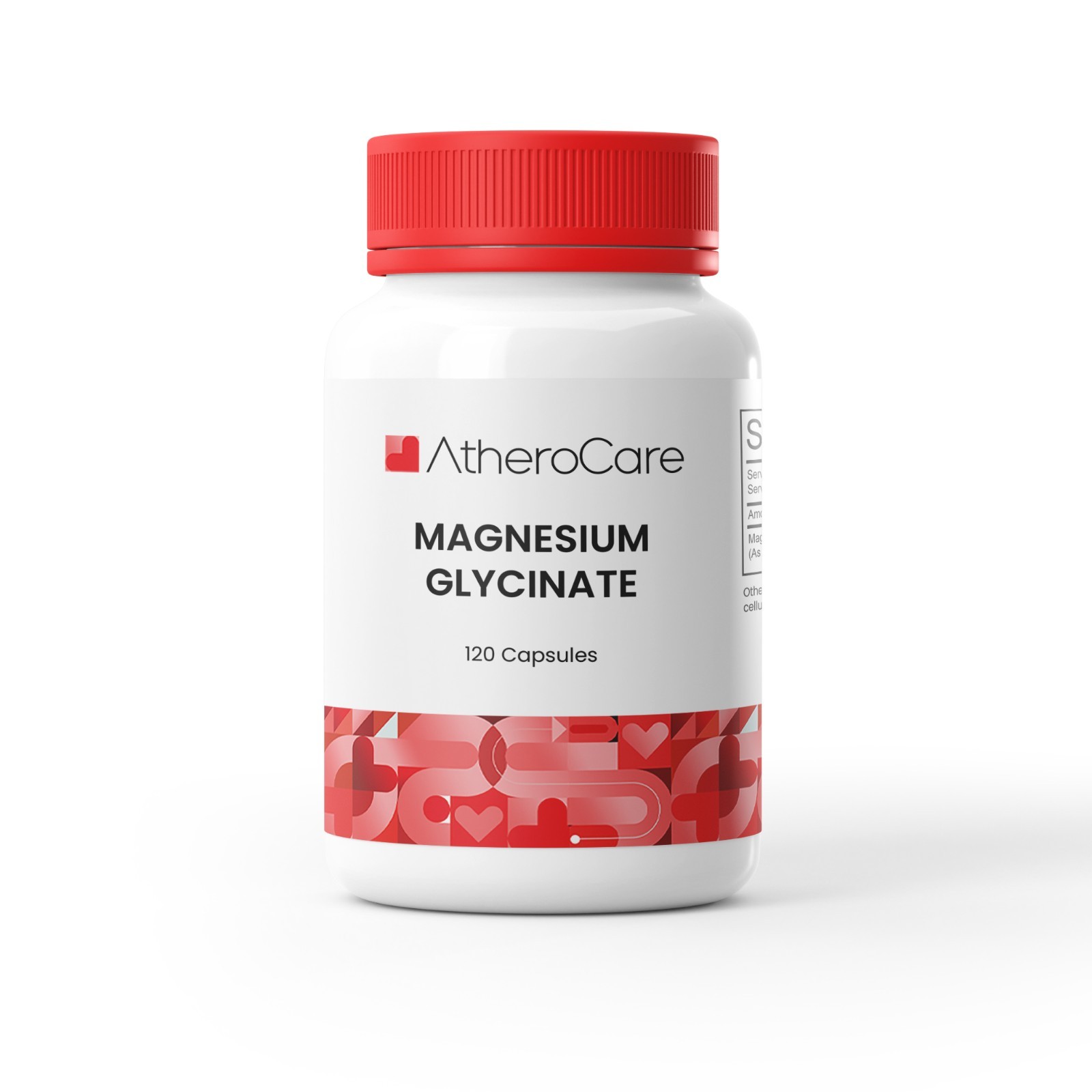 AtheroCare – Magnesium Glycinate 120 Capsules.