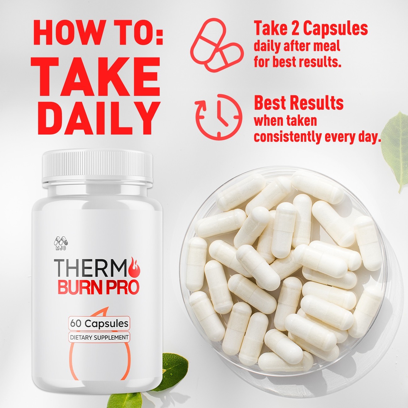 (3 Pack) Thermo Burn Pro Advanced Energy & Fitness Formula ThermoBurnPro 180Caps