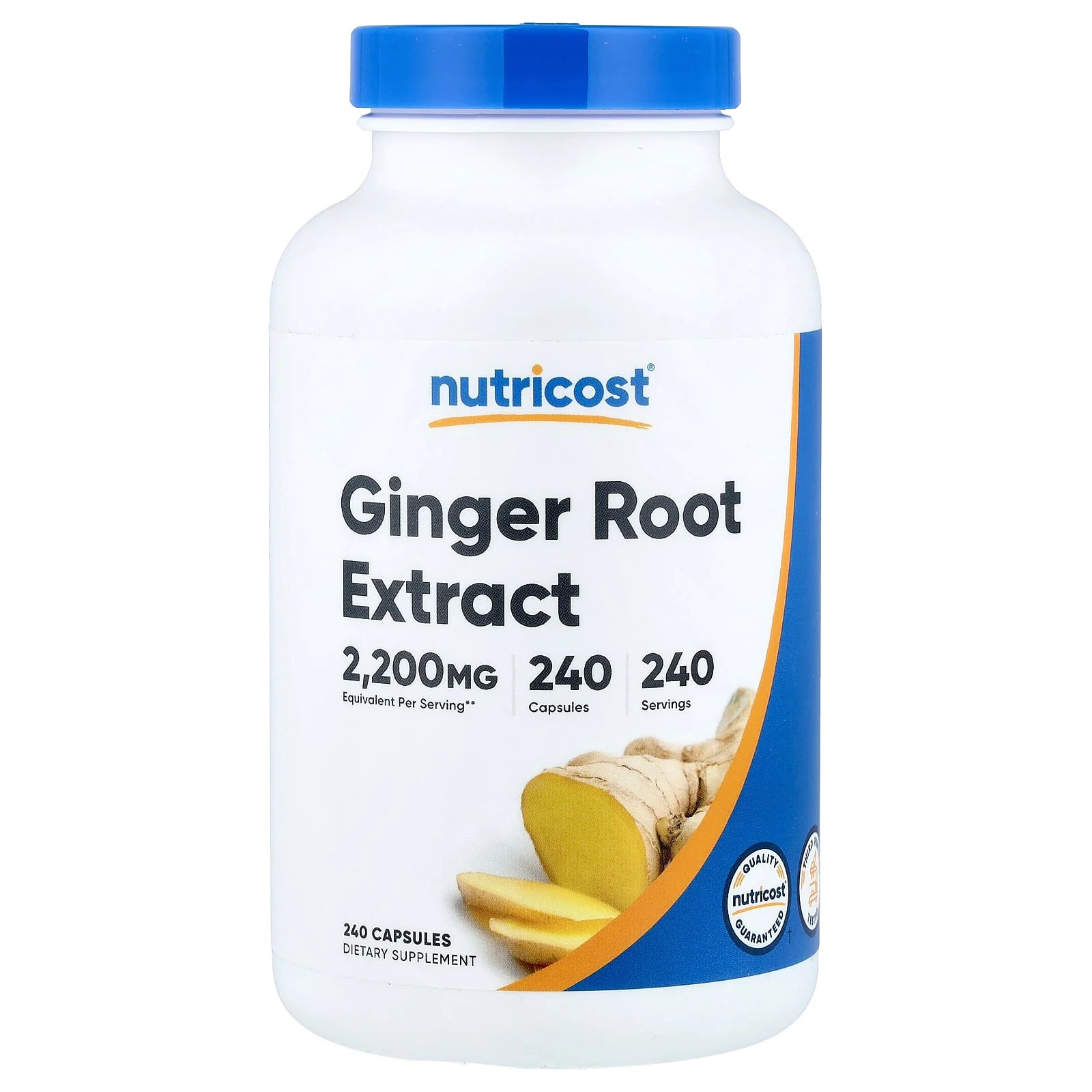 2 X Nutricost, Ginger Root Extract, 240 Capsules (550 mg per Capsule)