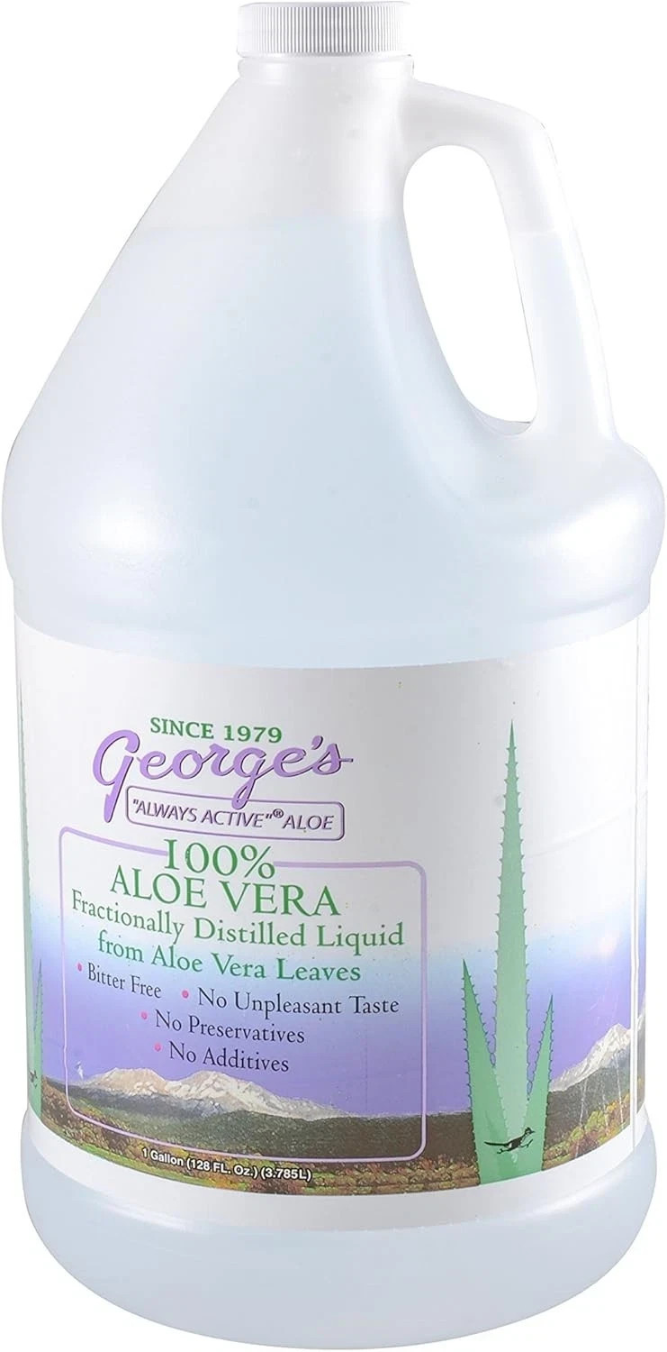Warren Laboratories George’s 100% Aloe Vera Liquid 128 fl.oz