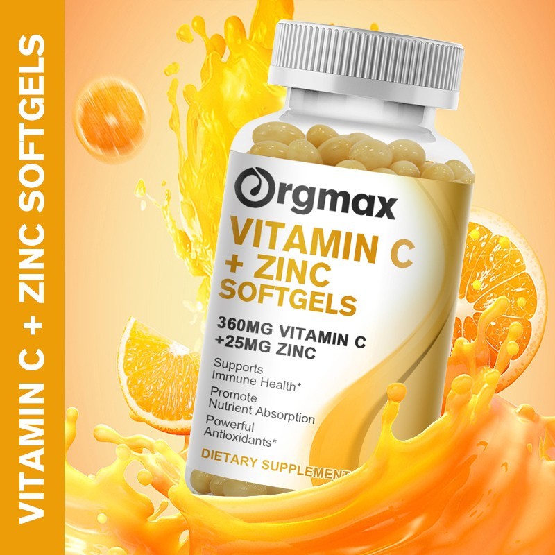 Vitamin C + Zinc Complex Promote Absorption Immune Support 240ct