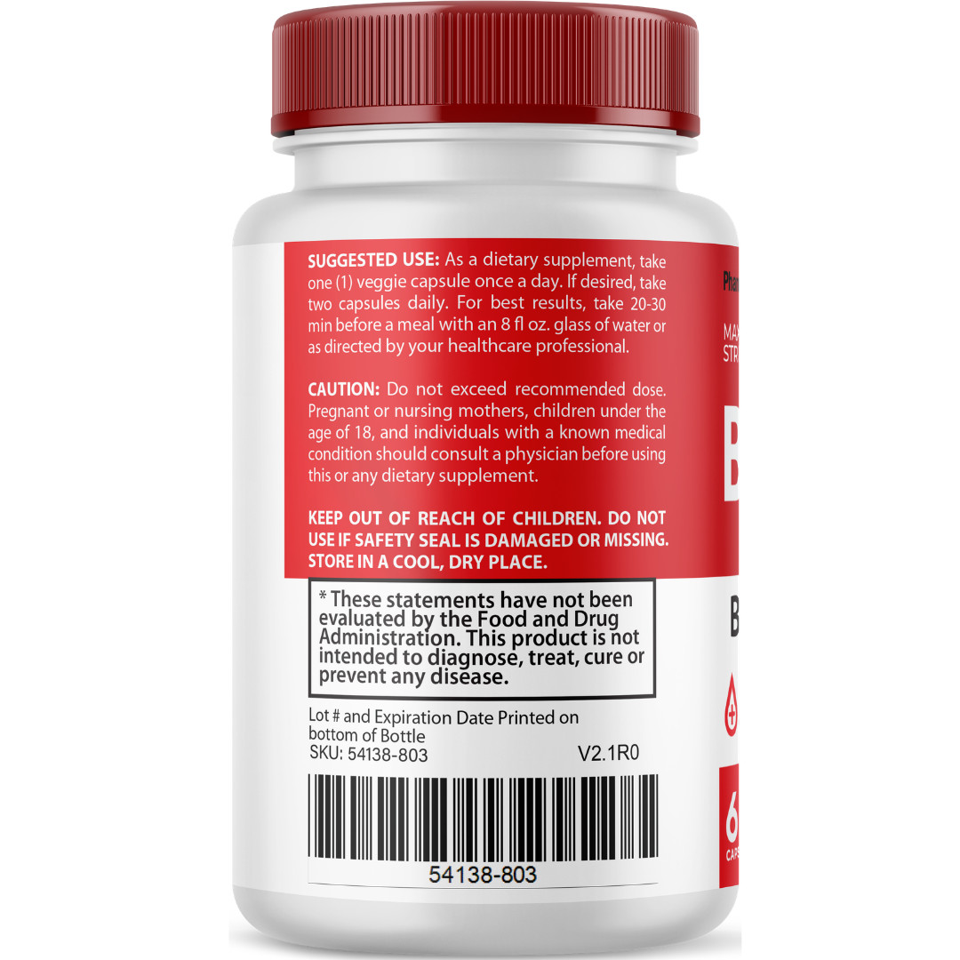 BioSteady Blood Optimizer Metabolism Support Supplement w/ Cinnamon- 4 Bottles