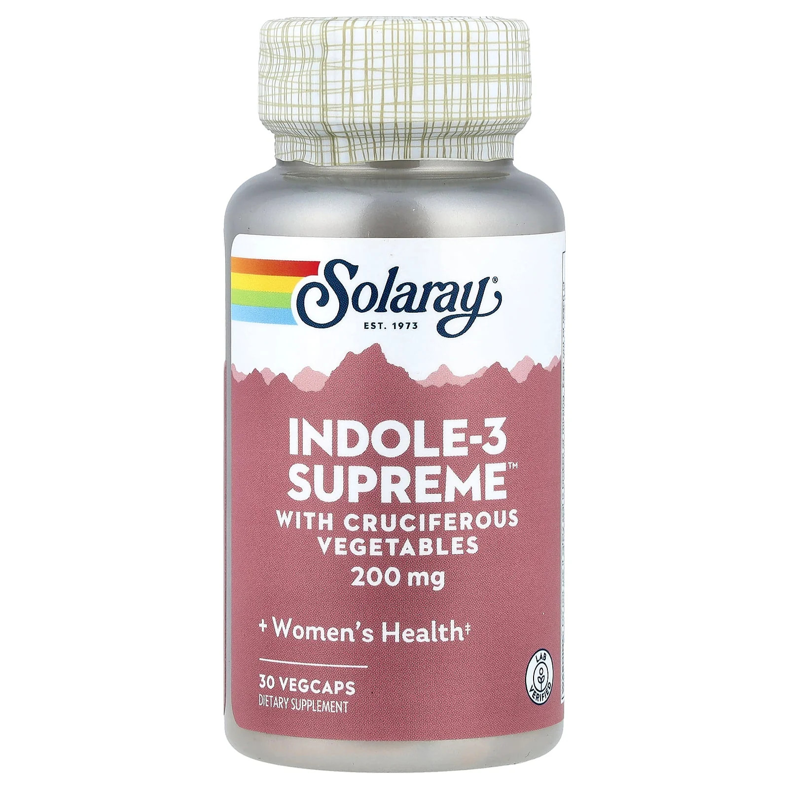 2 X Solaray, Indole-3 Supreme�, 30 VegCaps