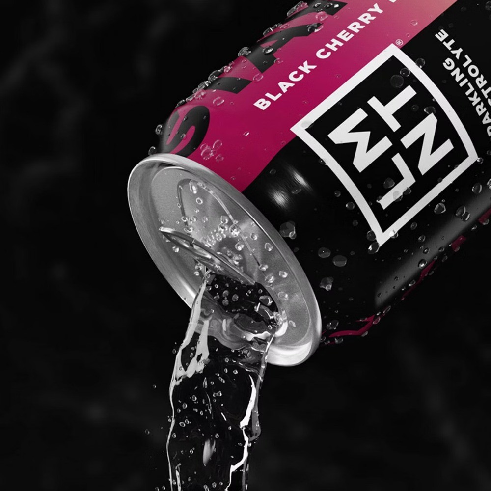 LMNT Black Cherry Lime Salt Zero-Sugar Electrolytes Sports Drink – 4pk/16 fl oz