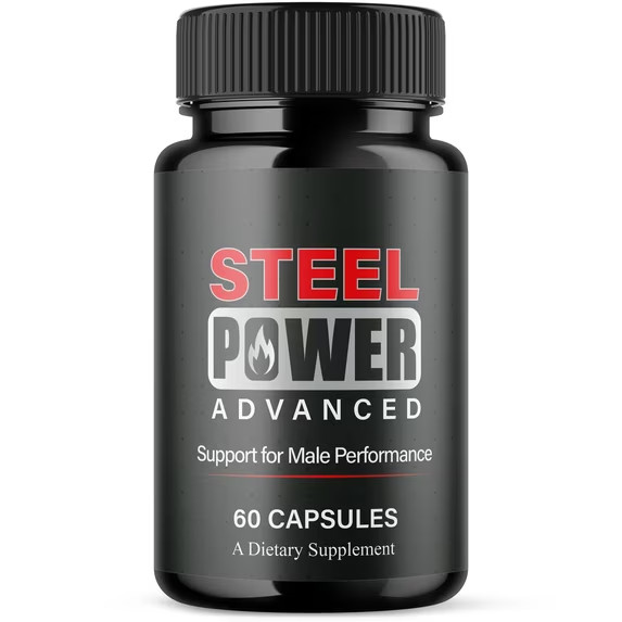 (1 Pack) Steel Power Advanced Male Health Support Supplement SteelPower 120 Caps
