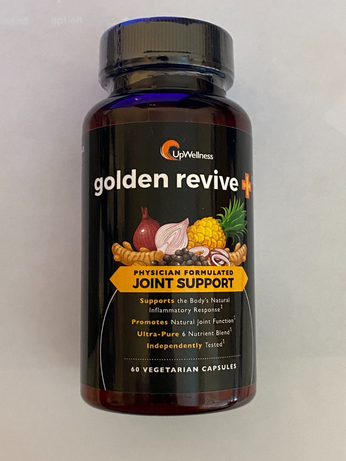 UpWellness Golden Revive+ Joint Support 60ct 1 Month Supply – Exp 01/2027