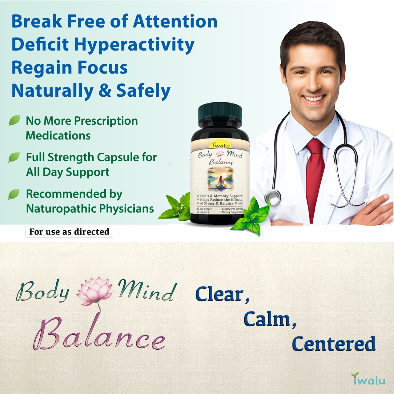 Serotonin and Dopamine Supplements – Nerve Calming Cortisol Reducer & Adaptogens