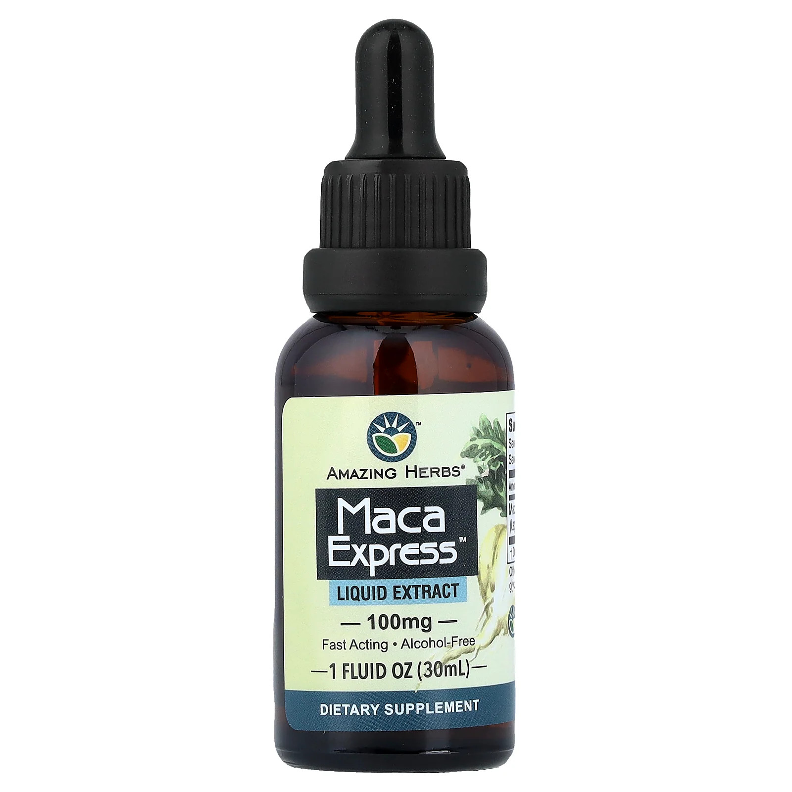 2 X Amazing Herbs, Maca Express� Liquid Extract, 1 fl oz (30 ml)