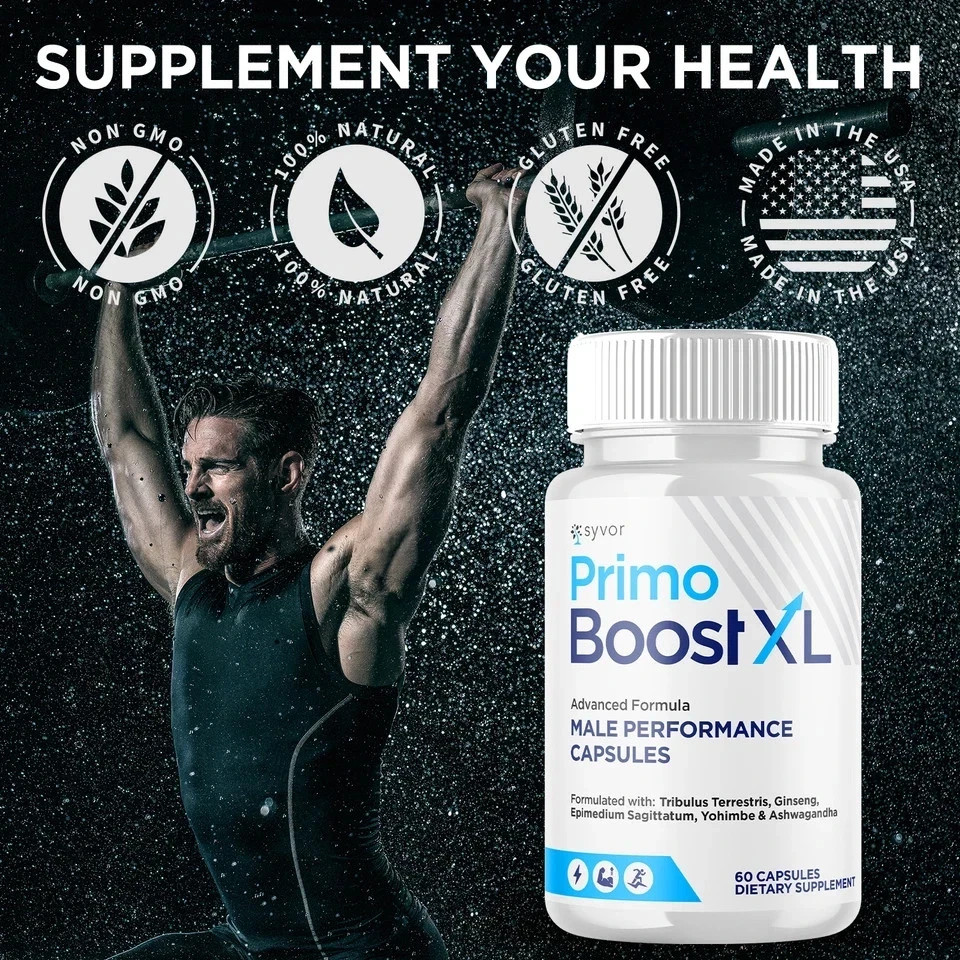(2 Pack) Primo Boost XL innovative Male Pills PrimoBoost XL Supplement 120 Ca…