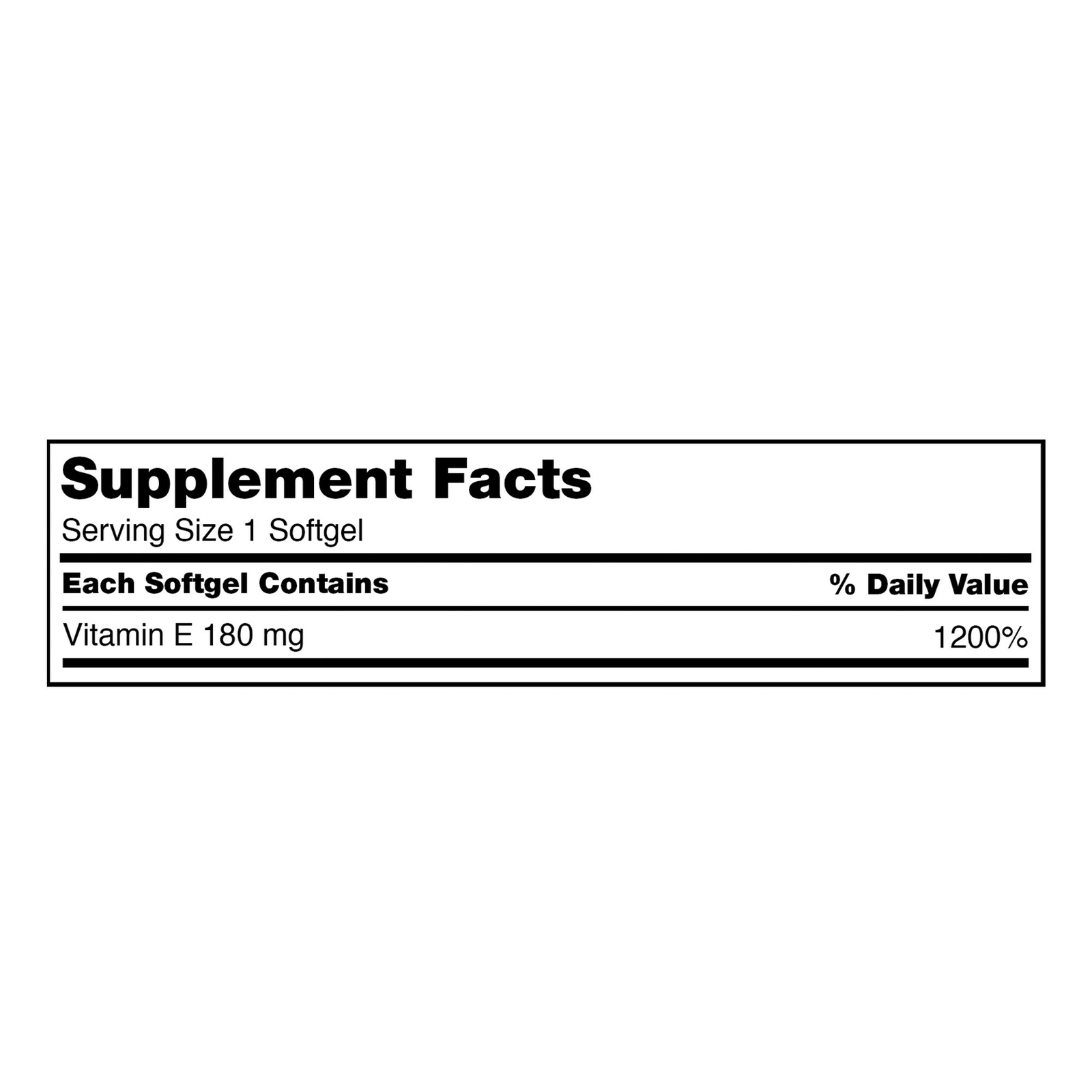 Kirkland Signature Vitamin E 180 mg. 500 Softgels