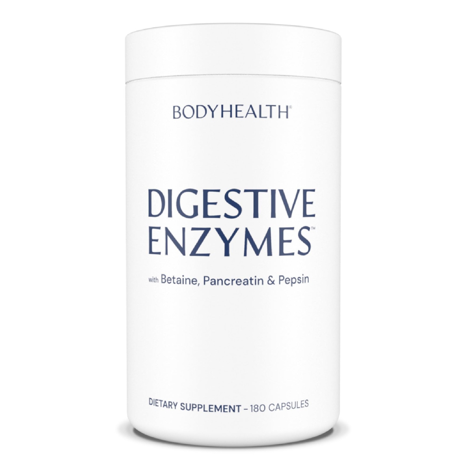 Bodyhealth Digestive Enzymes Full Spectrum Digestive Support 180 Caps Betaine