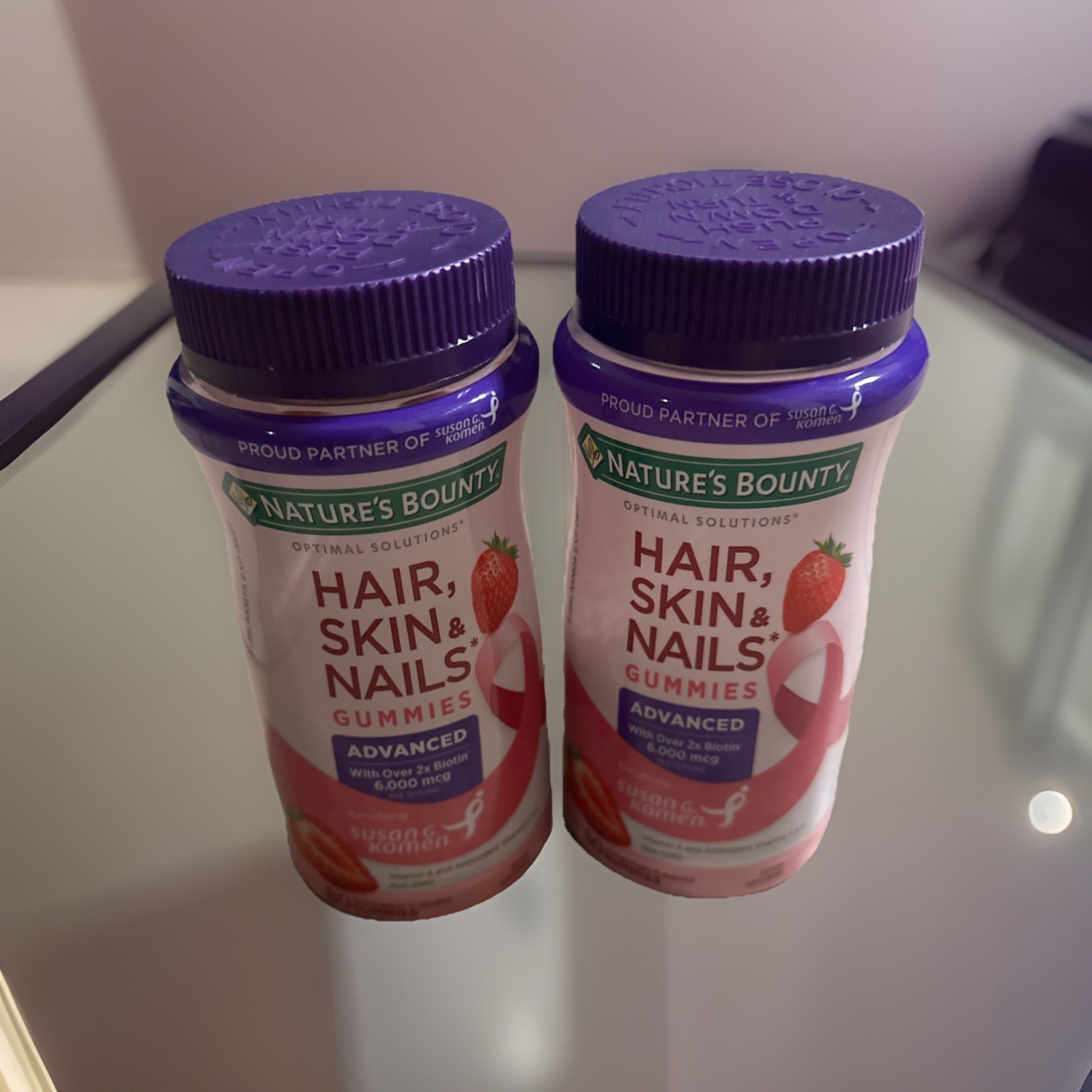 Nature’s Bounty 2 PACK – Hair Skin Nails Extra Strength Biotin/Exp. 2026+