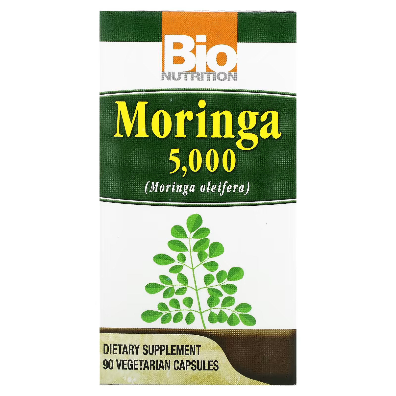 2 X Bio Nutrition, Moringa Super Food, 5,000 mg, 90 Vegetable Capsule-worldwide