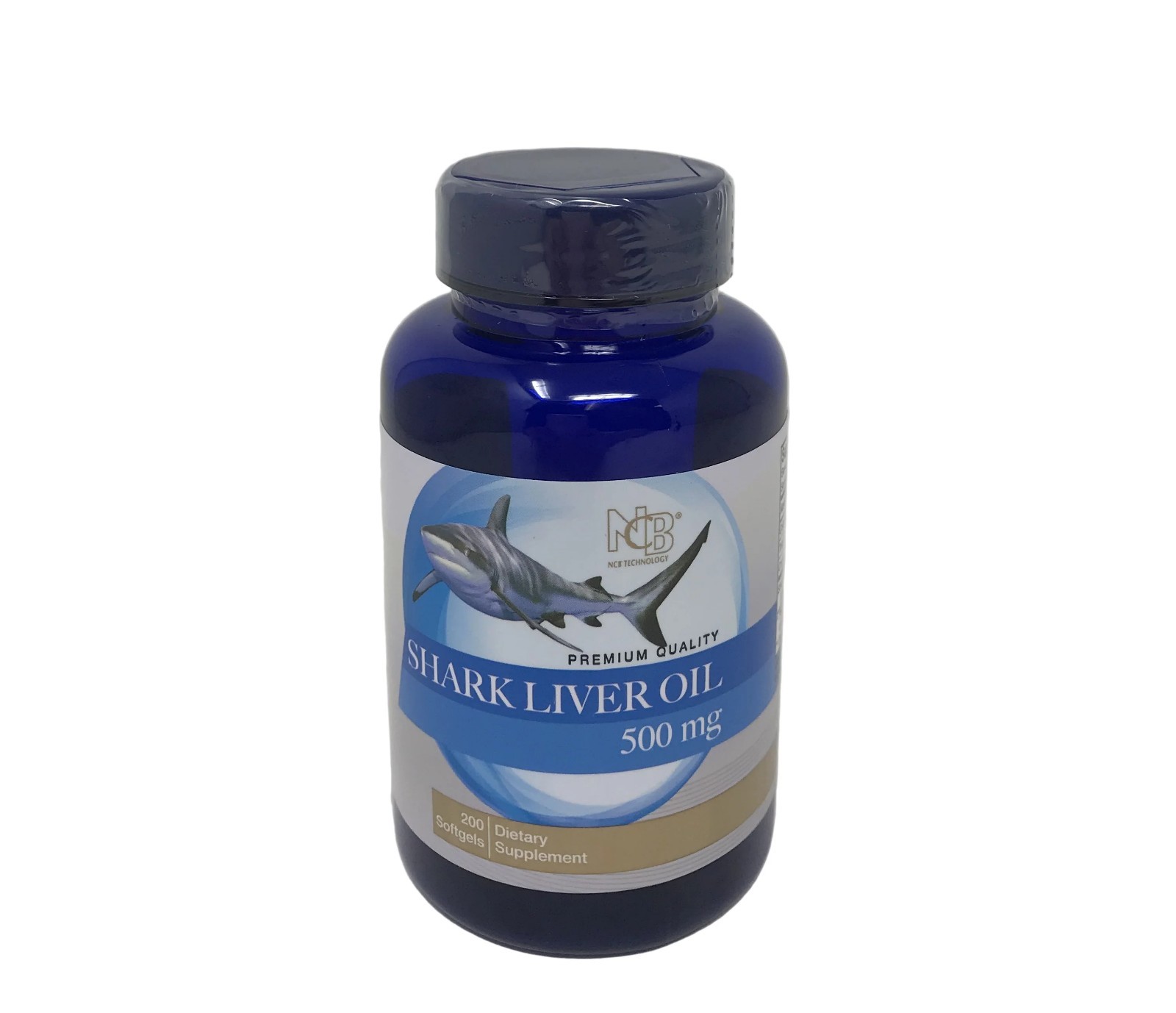 2 bottles Icelandic Shark Liver Oil 500mg 200 softgels x 2=400 softgels