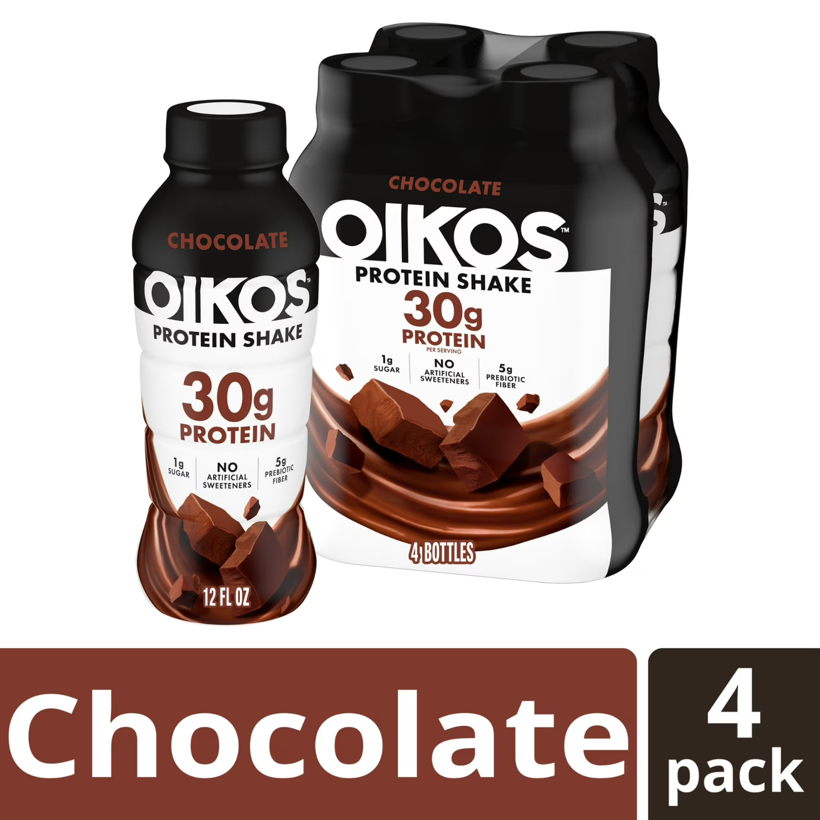 Oikos Protein Shake Variety Pack 30g Protein 12 Ct FREE SHIP