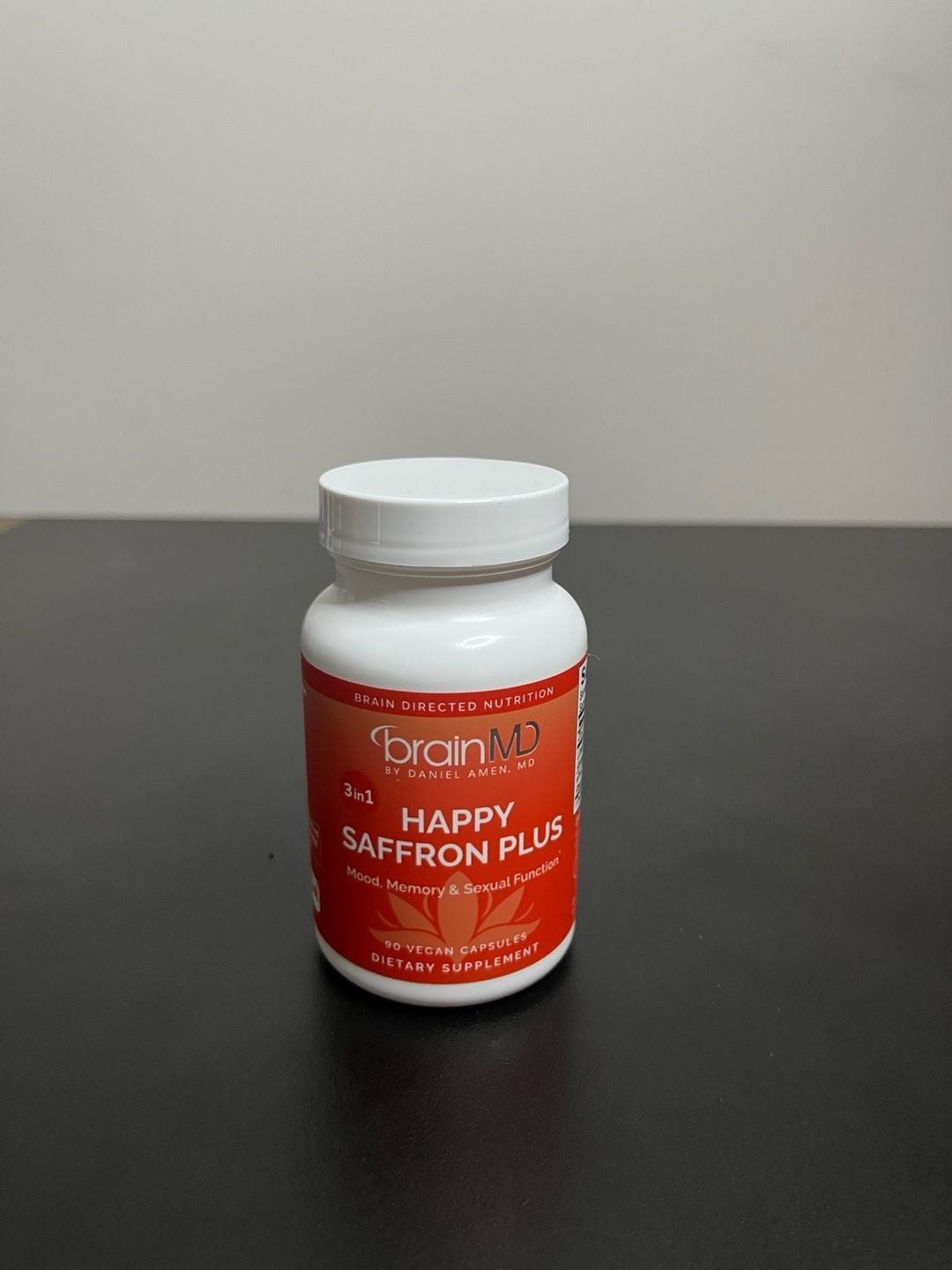 BrainMD Happy Saffron Plus 90 Vegan Capsules Dietary Supplement
