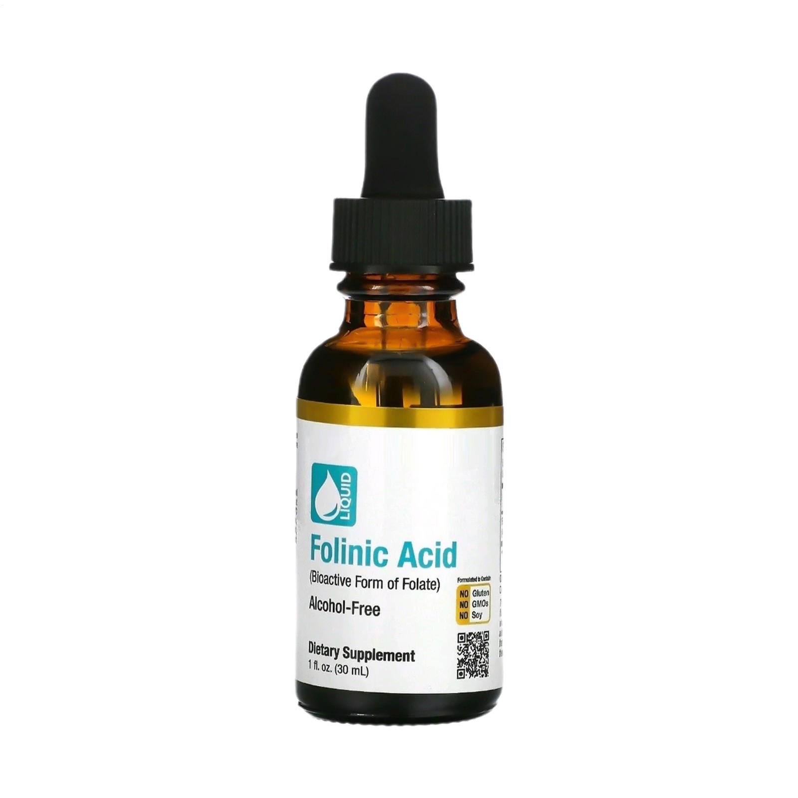 Pack) (2 Nutrition Folinic Acid Bioactive Form Of Folate Alcohol Free 30ml