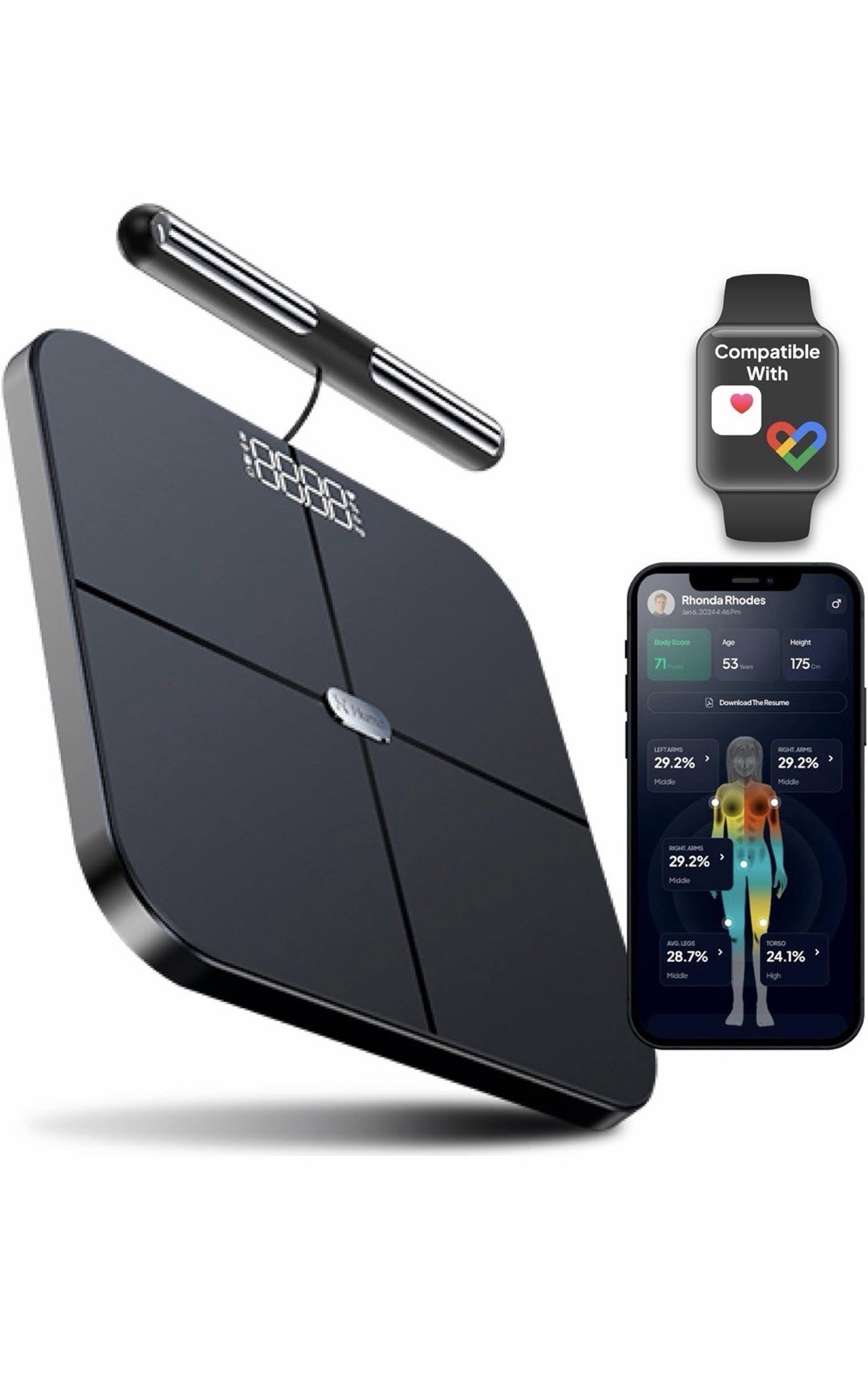 Brand New Hume Health The Body Pod Home Body Analyzer & Scale