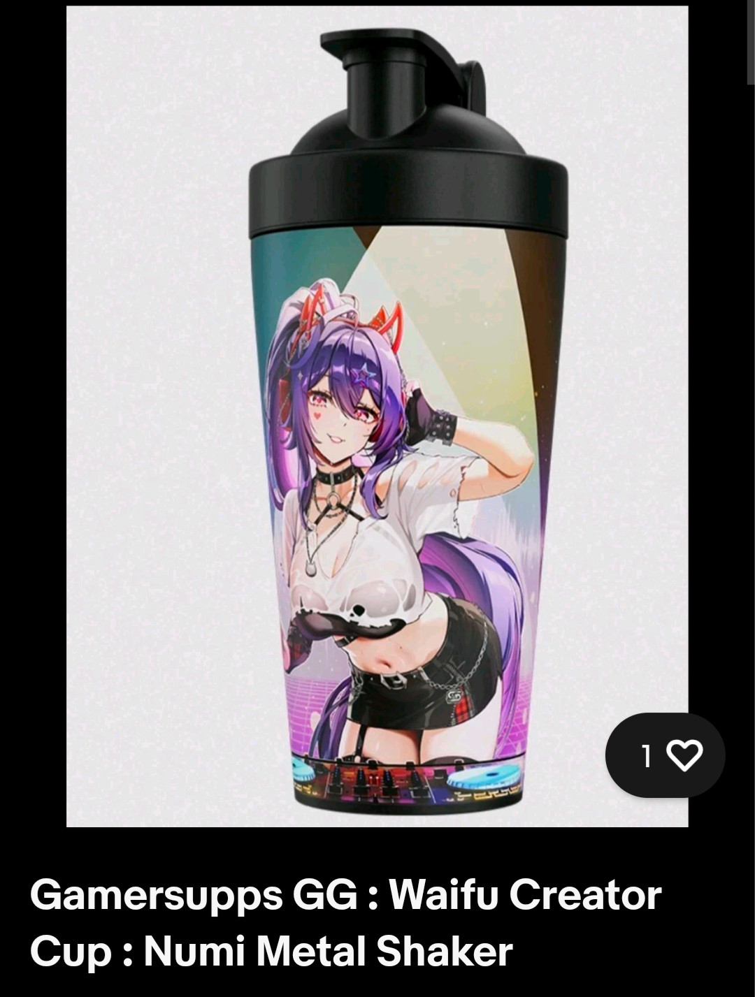 2 Gamersupps GG Creator Cup x OverEzEggs & Numi Metal Shakers NEW SEALED