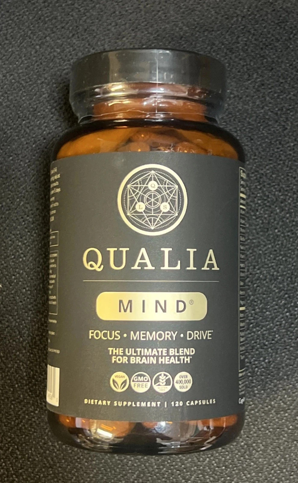 Qualia Mind Sealed New 08/2026 Exp Capsules 120 Supplement Memory and Focus
