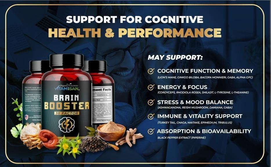 Bright Great Brain Focus Memory Supplement Nootropic For Focus Energy 90