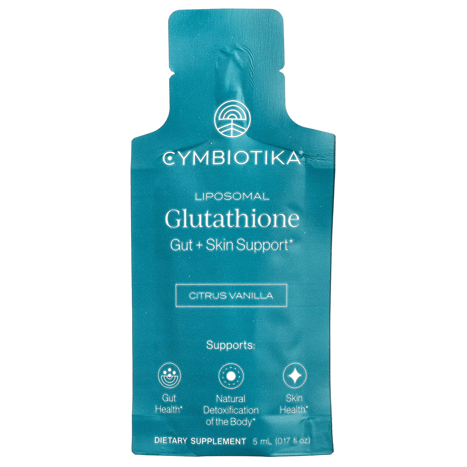 2 X Cymbiotika, Liposomal Glutathione, Citrus Vanilla, 26 Liquid Packets, 0.17