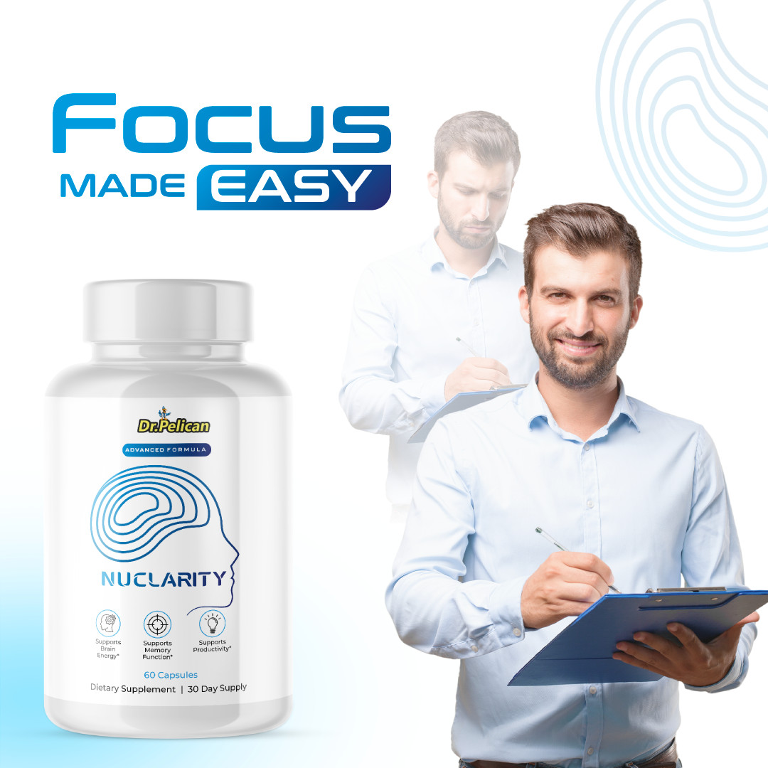 Nuclarity- Brain Support- 3 Bottles- 180 Capsules