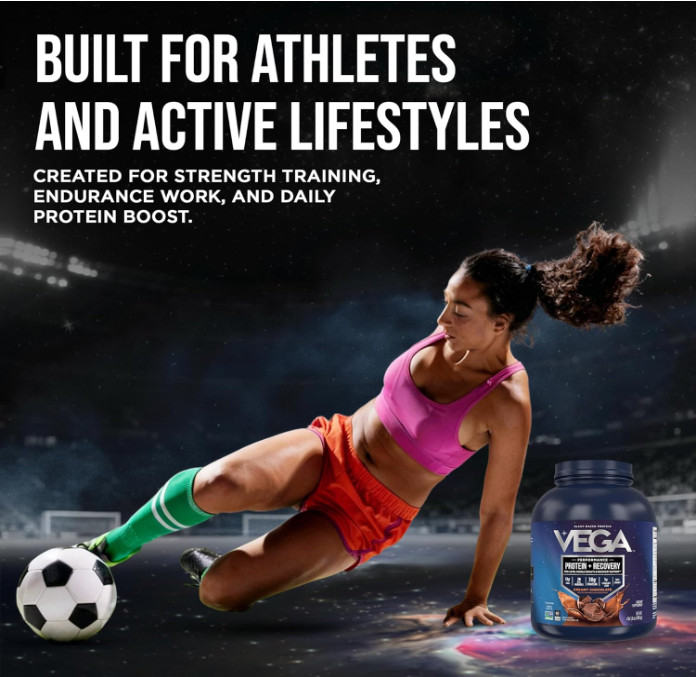 Vega Protein + Recovery, Chocolate, 4.4 lb, 45 Servings