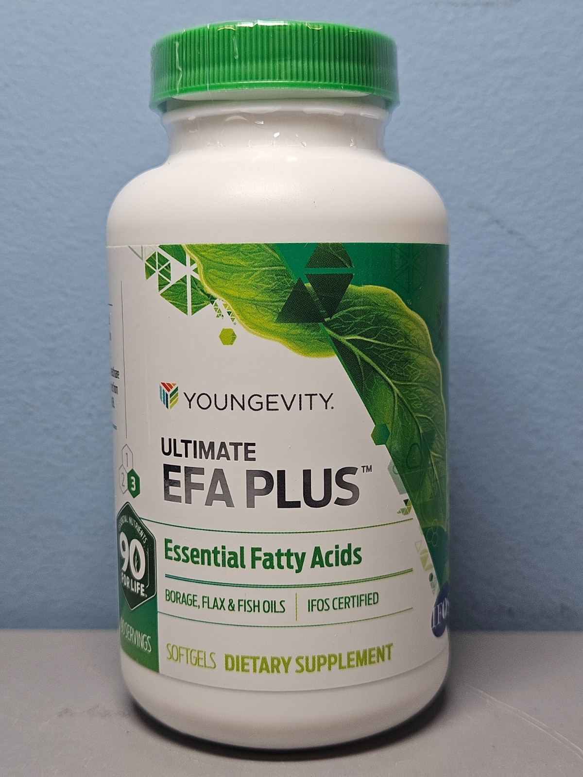 Youngevity Ultimate EFA Plus Fatty Acids 90 Soft Gels – New & Sealed Exp 2/2029