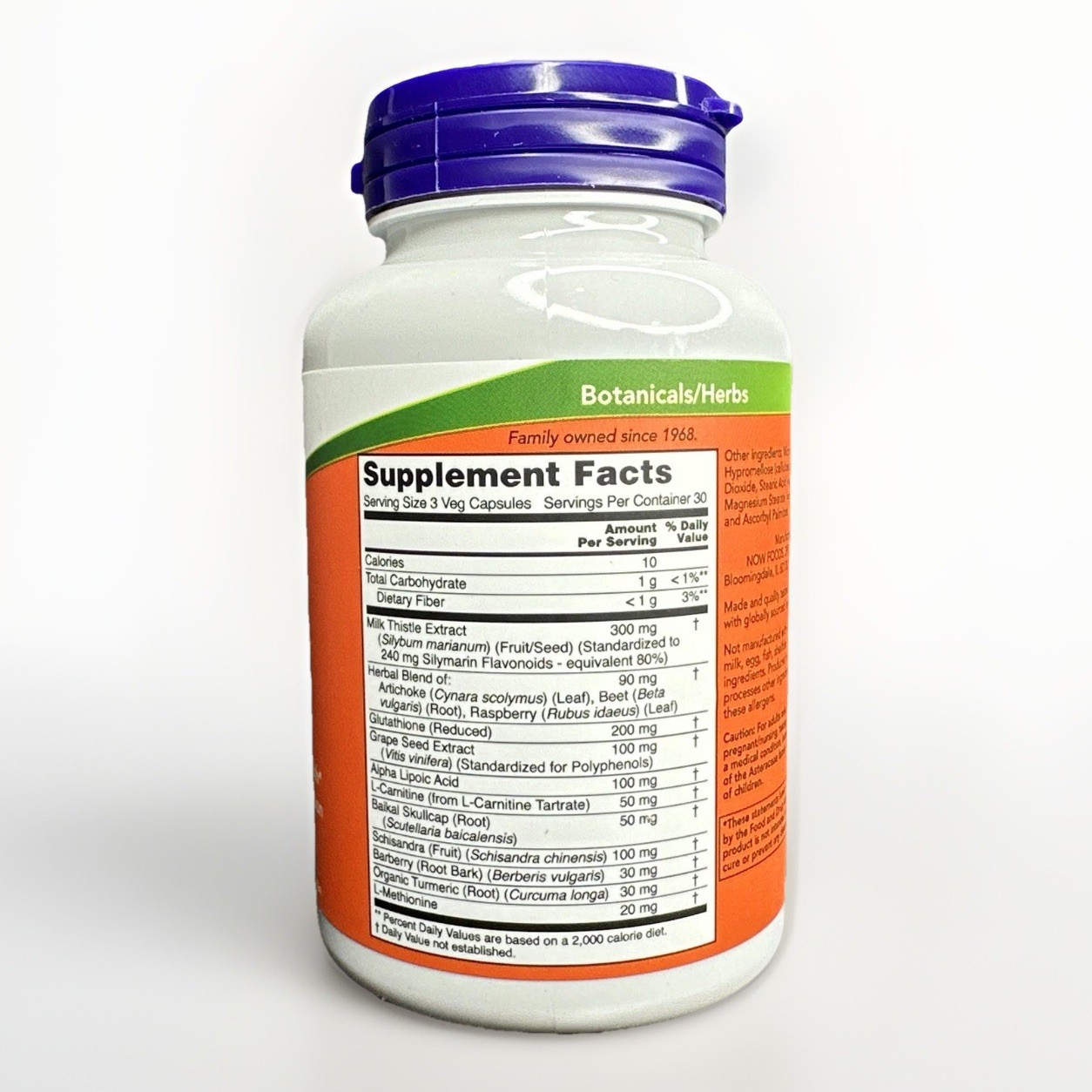 NOW Liver Refresh Liver Support 90 Vegan Capsules Exp 02/2028