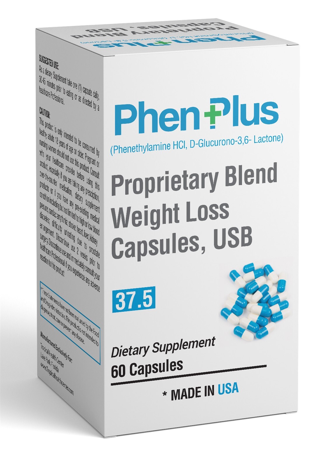 PhenPlus 37.5 Max strenght fat burner weight loss appetite reducer