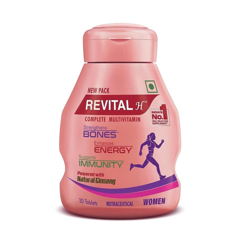 Revital H for Woman with Multivitamins For Daily Immunity Strong Bone – 30 Caps