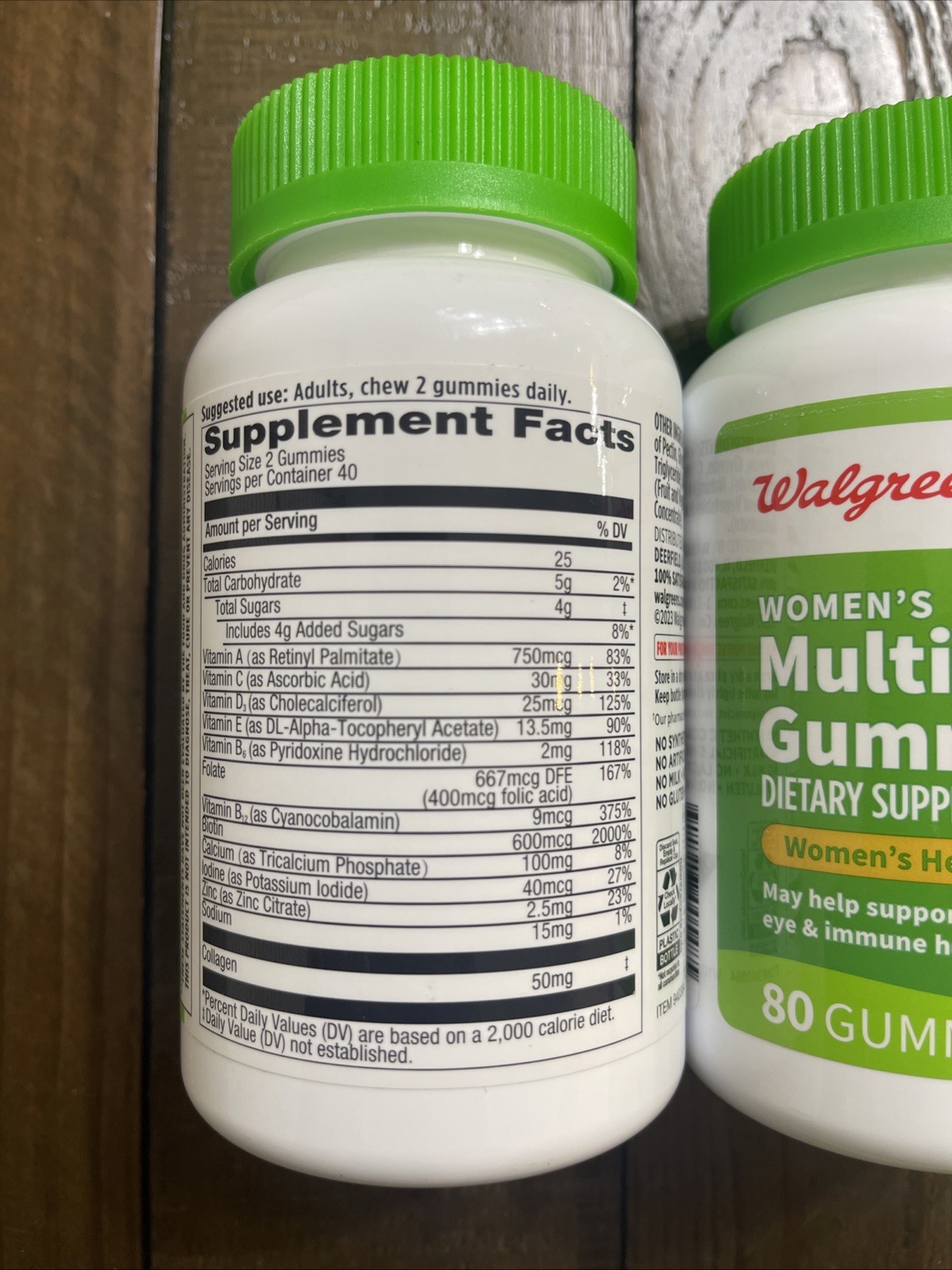 Walgreens Women’s Multivitamin Gummies 80 Ct Each Exp 05/2026 Lot of 2
