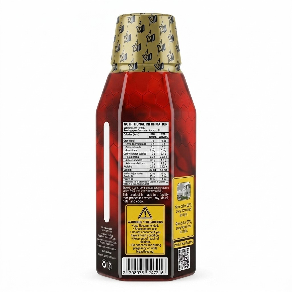 X10 SUPREME 500ML BOTTLE Men Drink Energy & Vitality Support ⚡ ⚡ ⚡