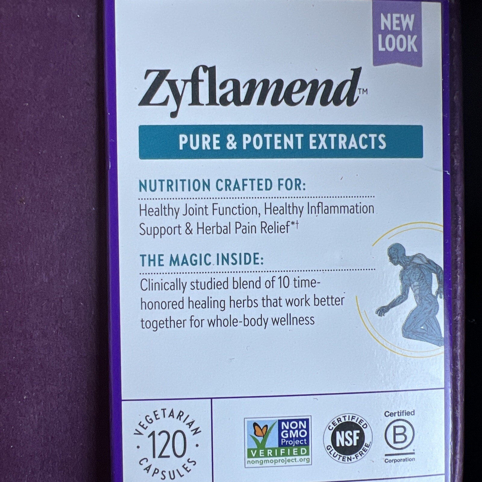 New Chapter Zyflamend Whole Body Anti Inflamatory 120 Veg Capsules Non-GMO