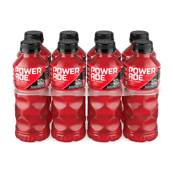 POWERADE Fruit Punch Bottles, 20 Fl. Oz., 8 Pack