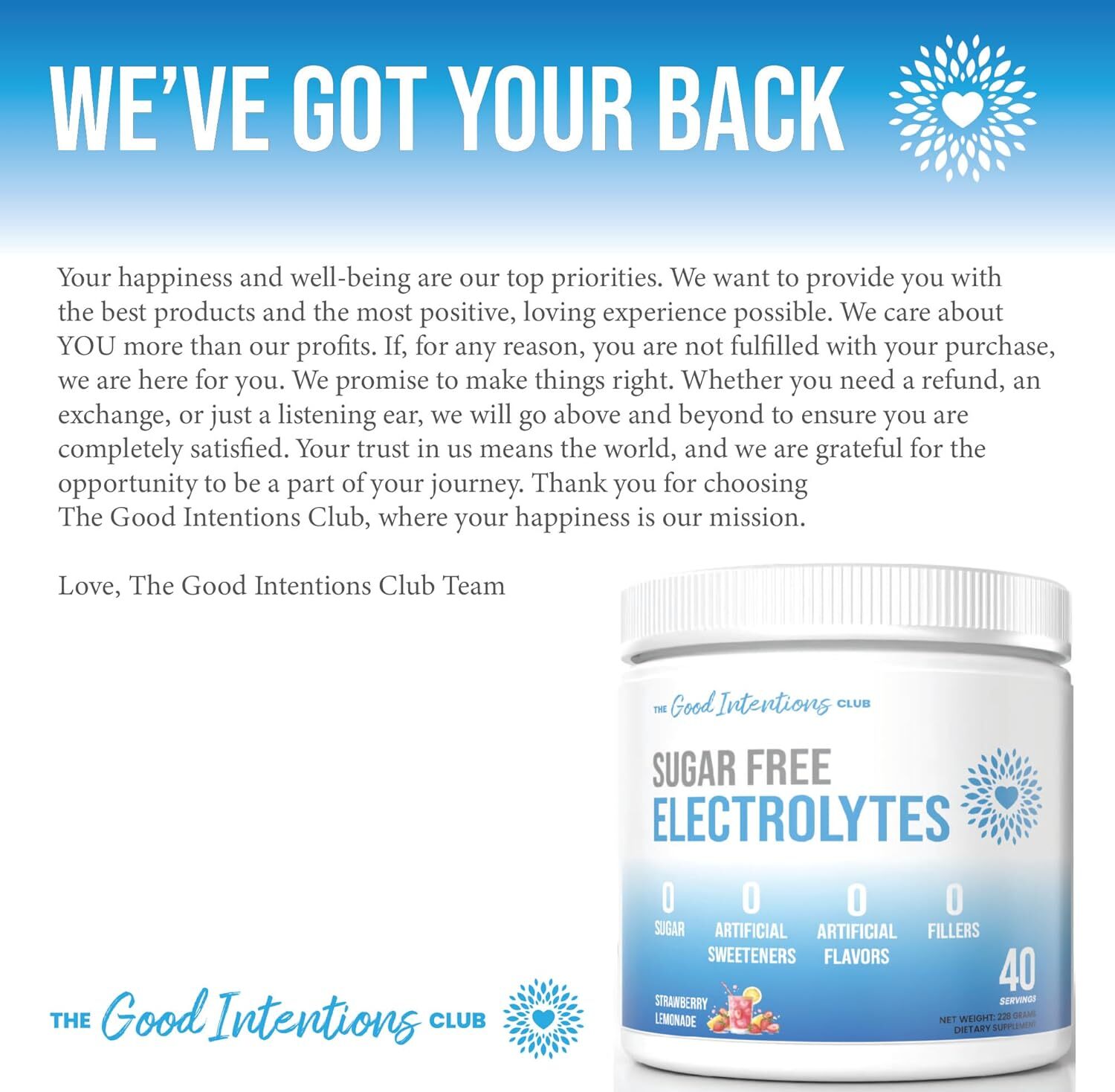 Zero Sugar Hydration Keto Electrolyte Powder All Natural Sugar Free No Fillers
