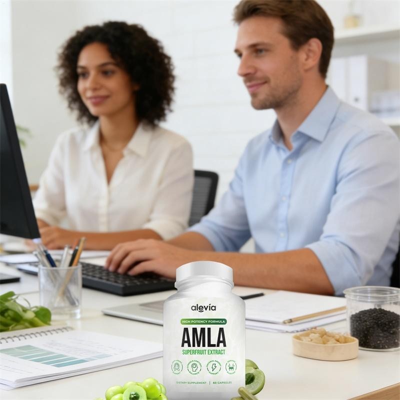 Organic Amla Capsules 1000mg – Indian Gooseberry Amla Fruit Supplement – Orga…