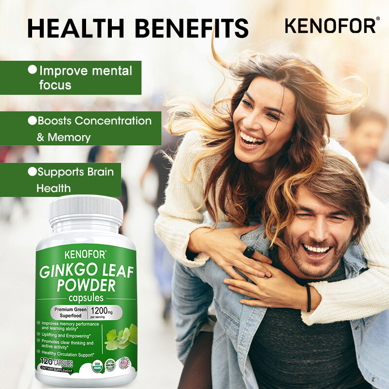 Ginkgo Biloba Extract Capsules – Improves Memory Performance & Learning ability