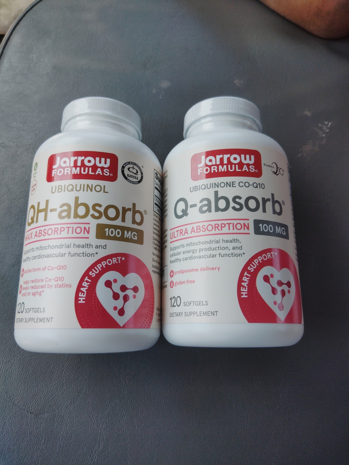 FOR 2 Jarrow Formulas Ubiquinol QH-absorb Max Absorption Softgels 100 MG 120ct