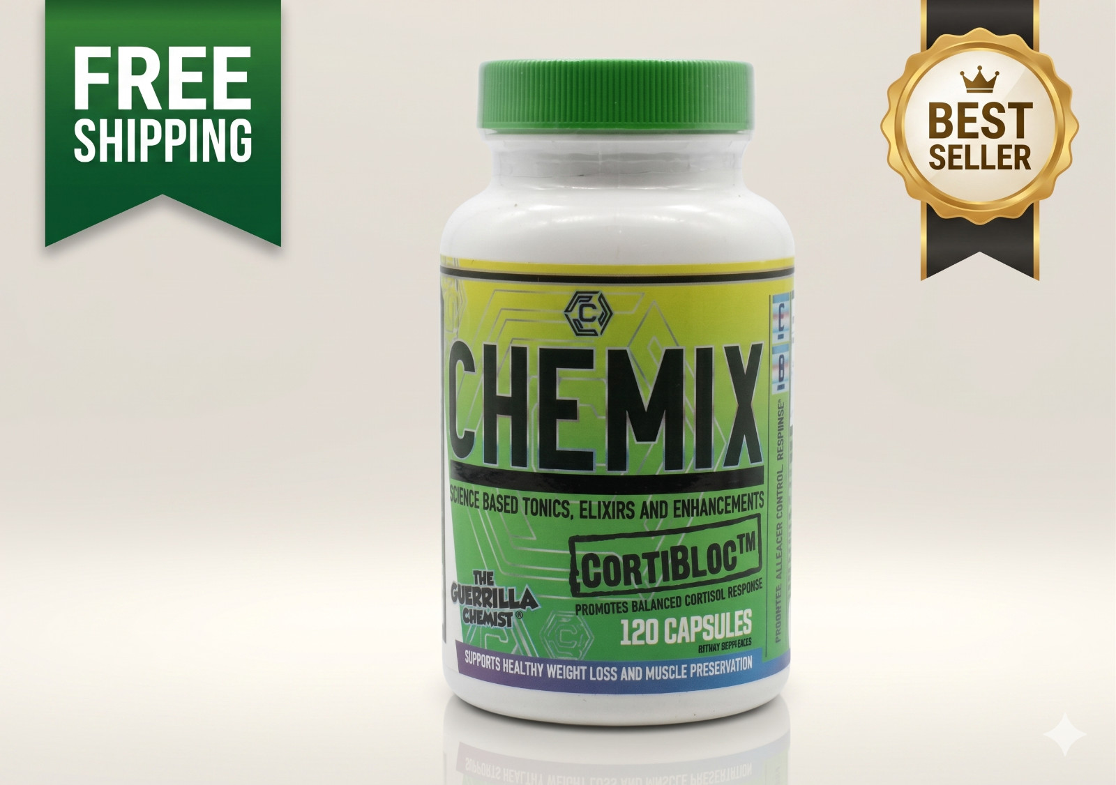 Chemix Cortibloc 120 Caps Daily Balance Stress Support