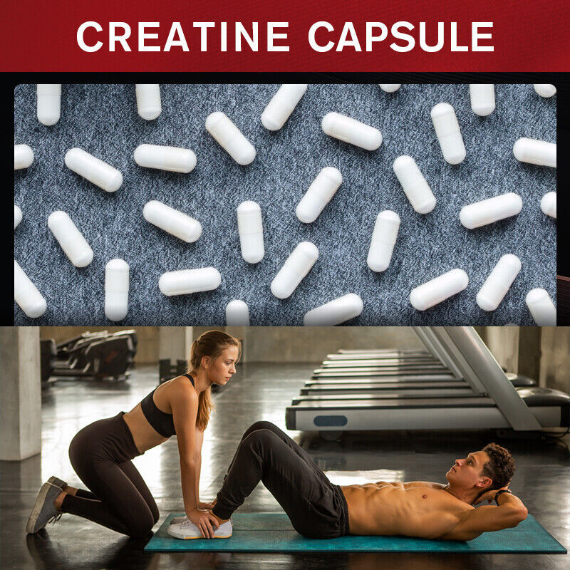 3500mg Creatine Monohydrate Capsules – Bodybuilding Muscle Growth – 90 Pills