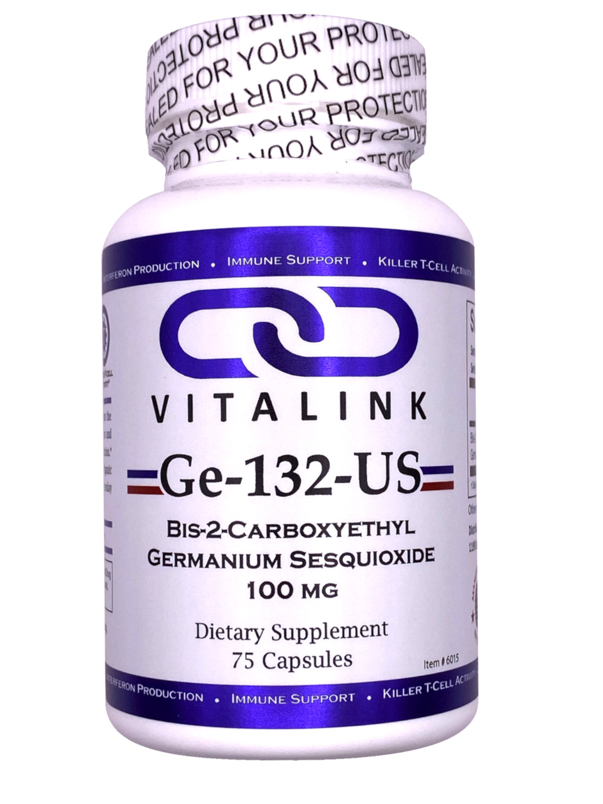 VitaLink Germanium Sesquioxide 100 mg X 75 capsules – Immune Support Supplement