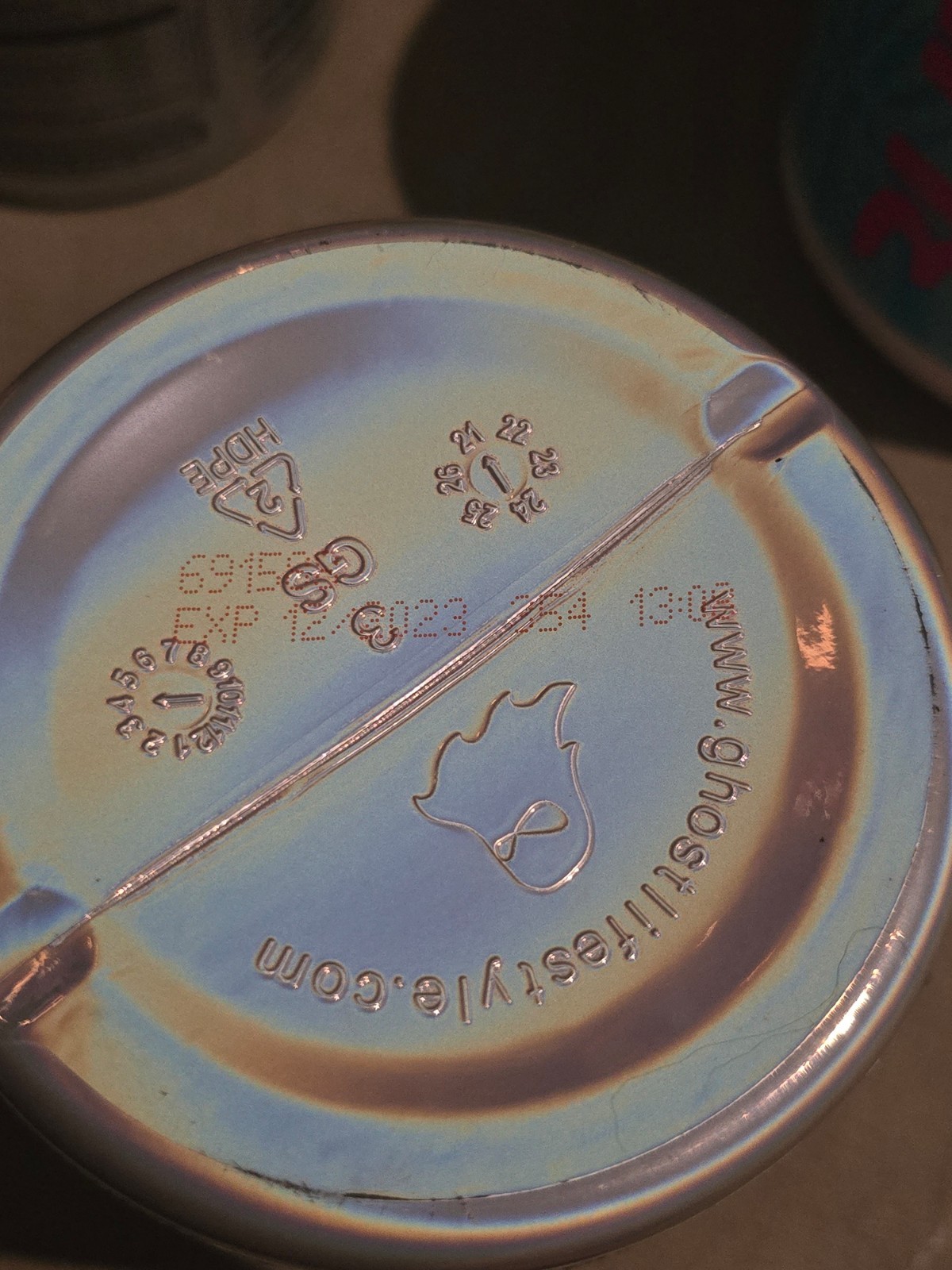 GHOST BCAA Sour Patch Kids Blueberry Expired Collectible Tub