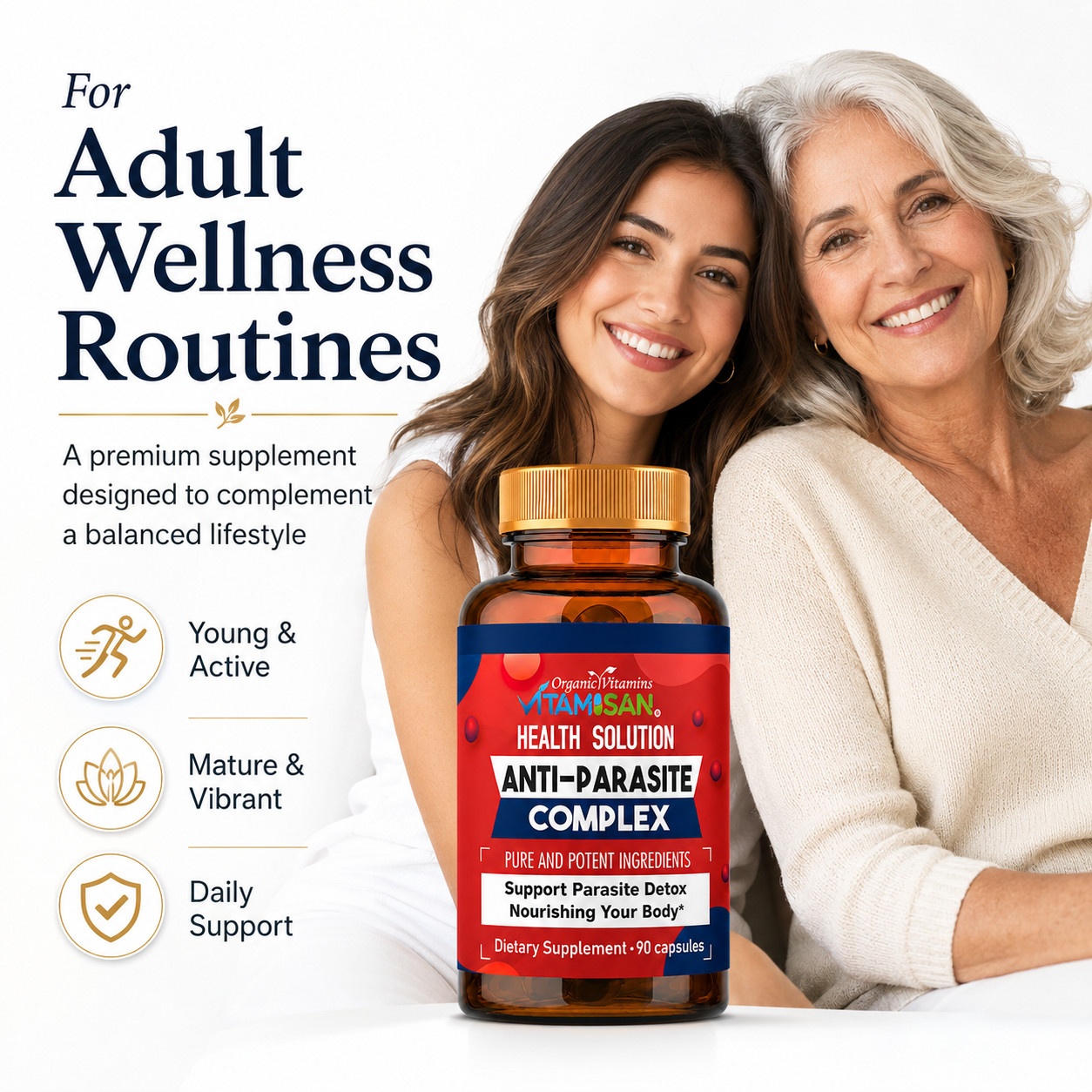 PARASITE DETOX BODY CLEANSE Complex Anti- PARASITE Support Detox90 Candida Detox